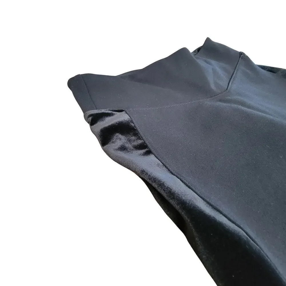 SPANX High Rise Ponte Side Velvet Leggings Womens S Stretchy Polished Athletic - Picture 4 of 10